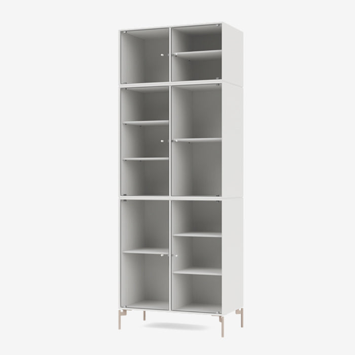 Montana Ripple 4 Vitrine cabinet white