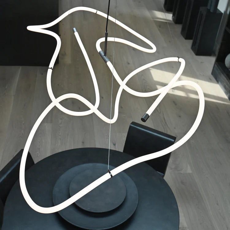 101 Copenhagen Ghost Chandelier, Mini - Neon