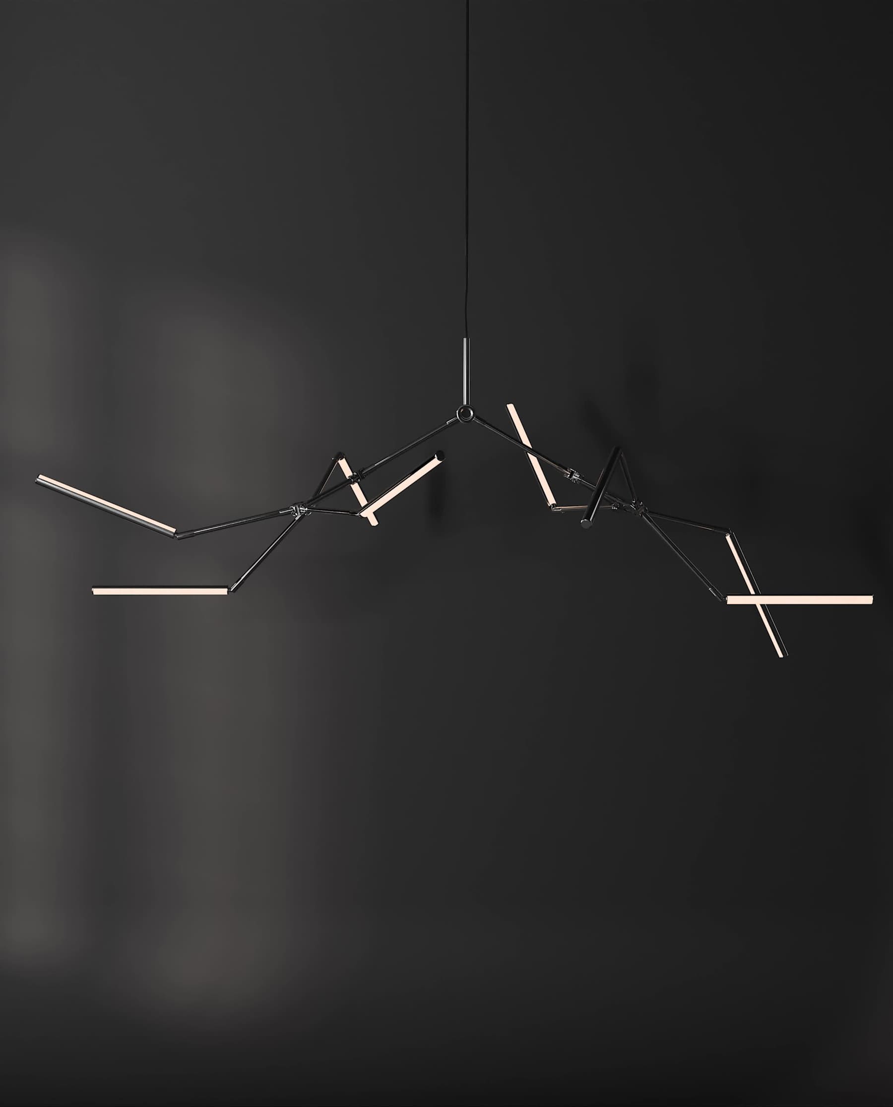 101 Copenhagen Stick Chandelier - Chrome