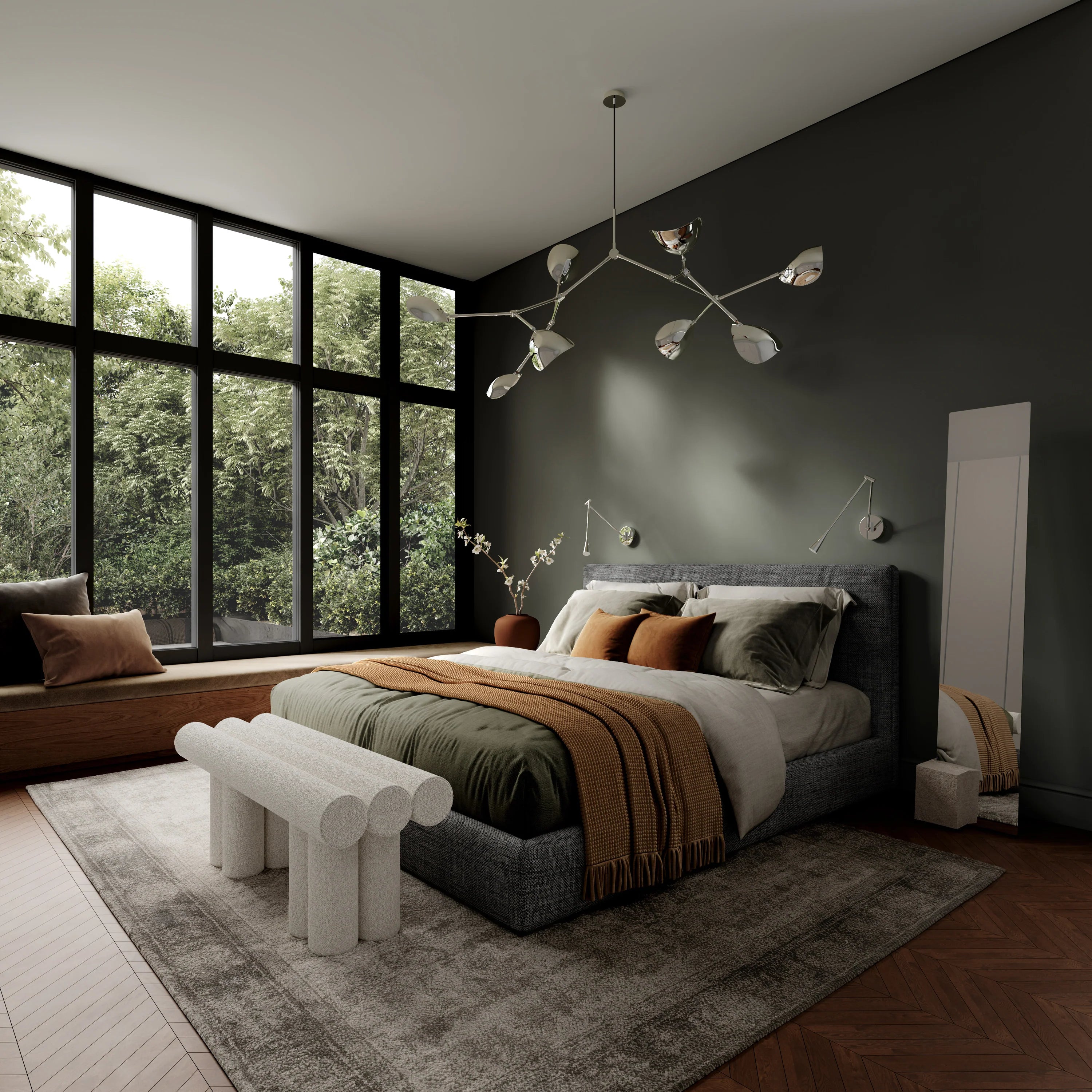 101 CopenhagenStingray Chandelier - Chrome