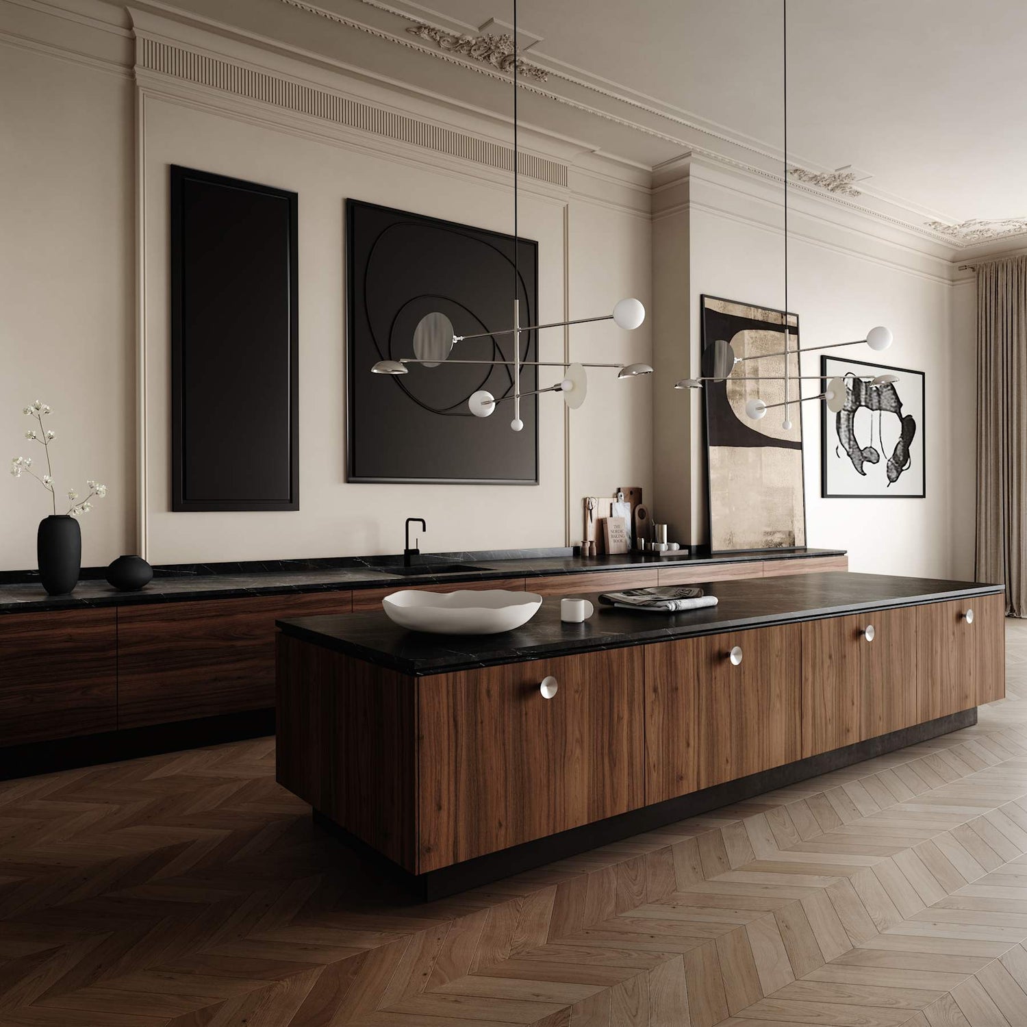 101 Copenhagen Sahn Chandelier - Chrome