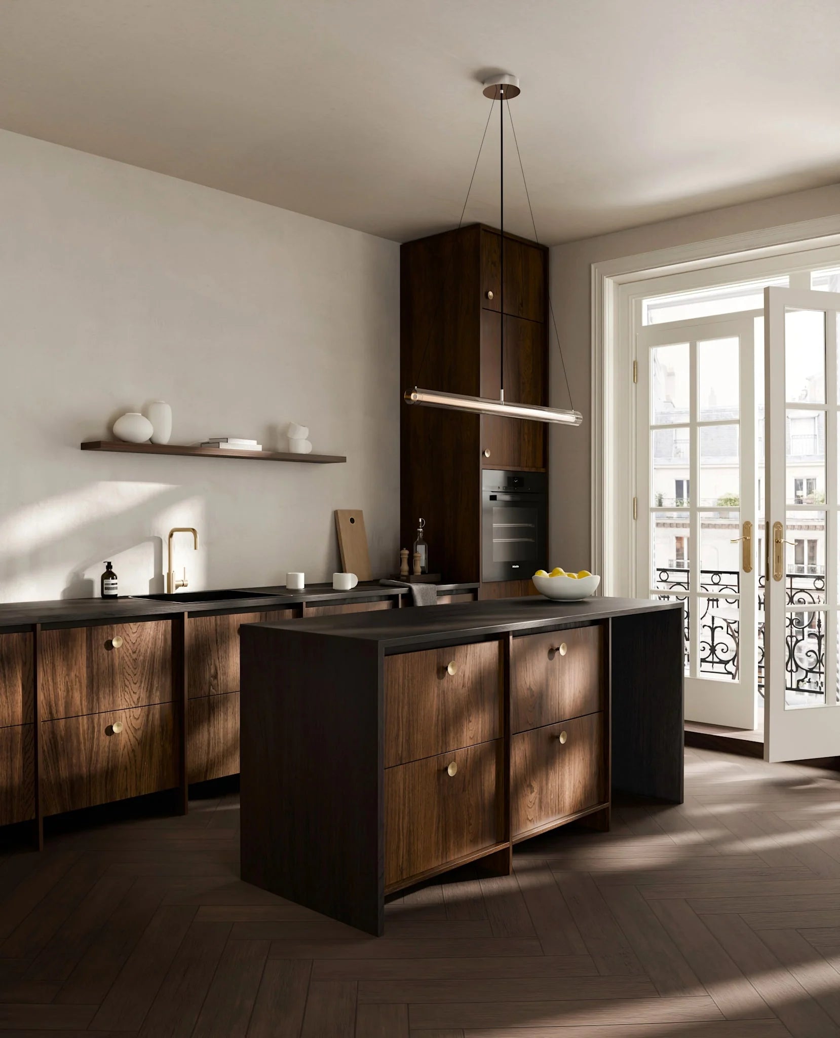 101 Copenhagen Frame Pendant lamp - Chrome kitchen