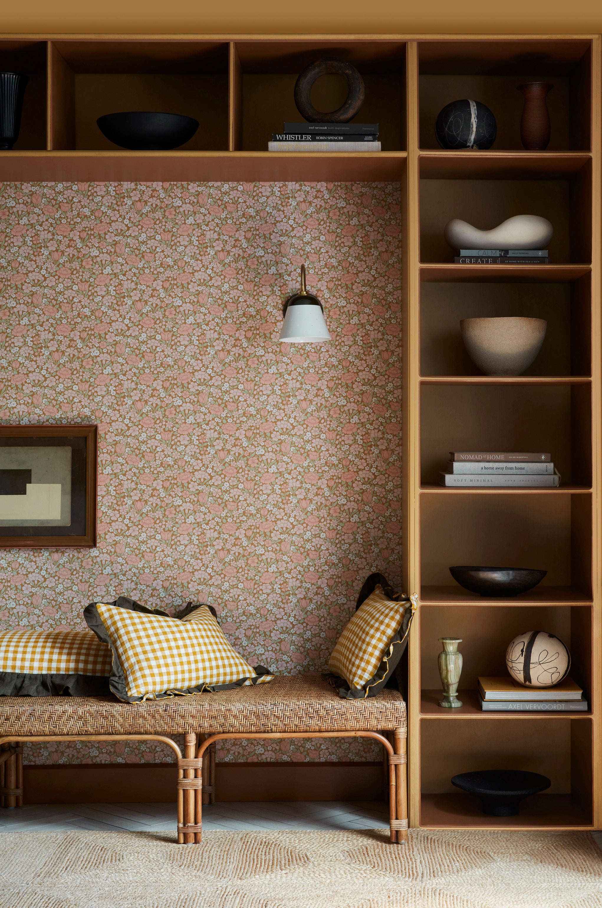 Little Greene Behang Spring Flowers - Portland Stone