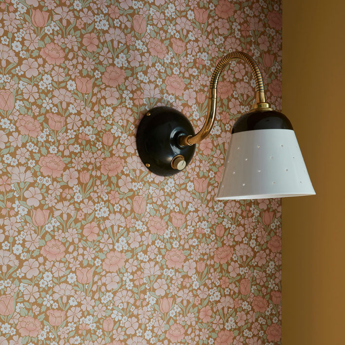 Little Greene Behang Spring Flowers - French Grey