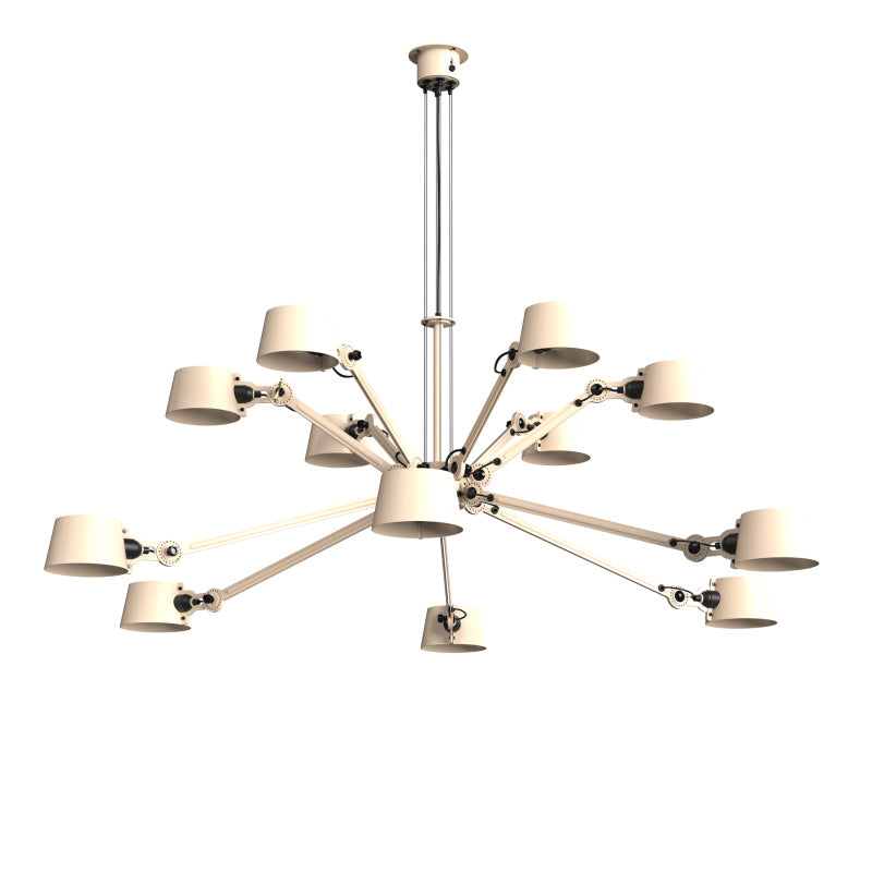 tonone Bolt Chandelier 12 arm wit