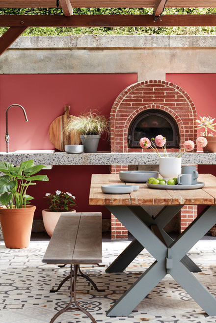 Little Greene verf - Tuscan Red 140