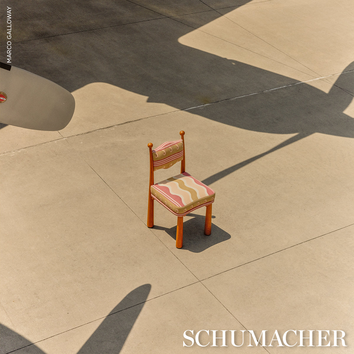 Schumacher Roman Reverie Gold & Rose detail 2