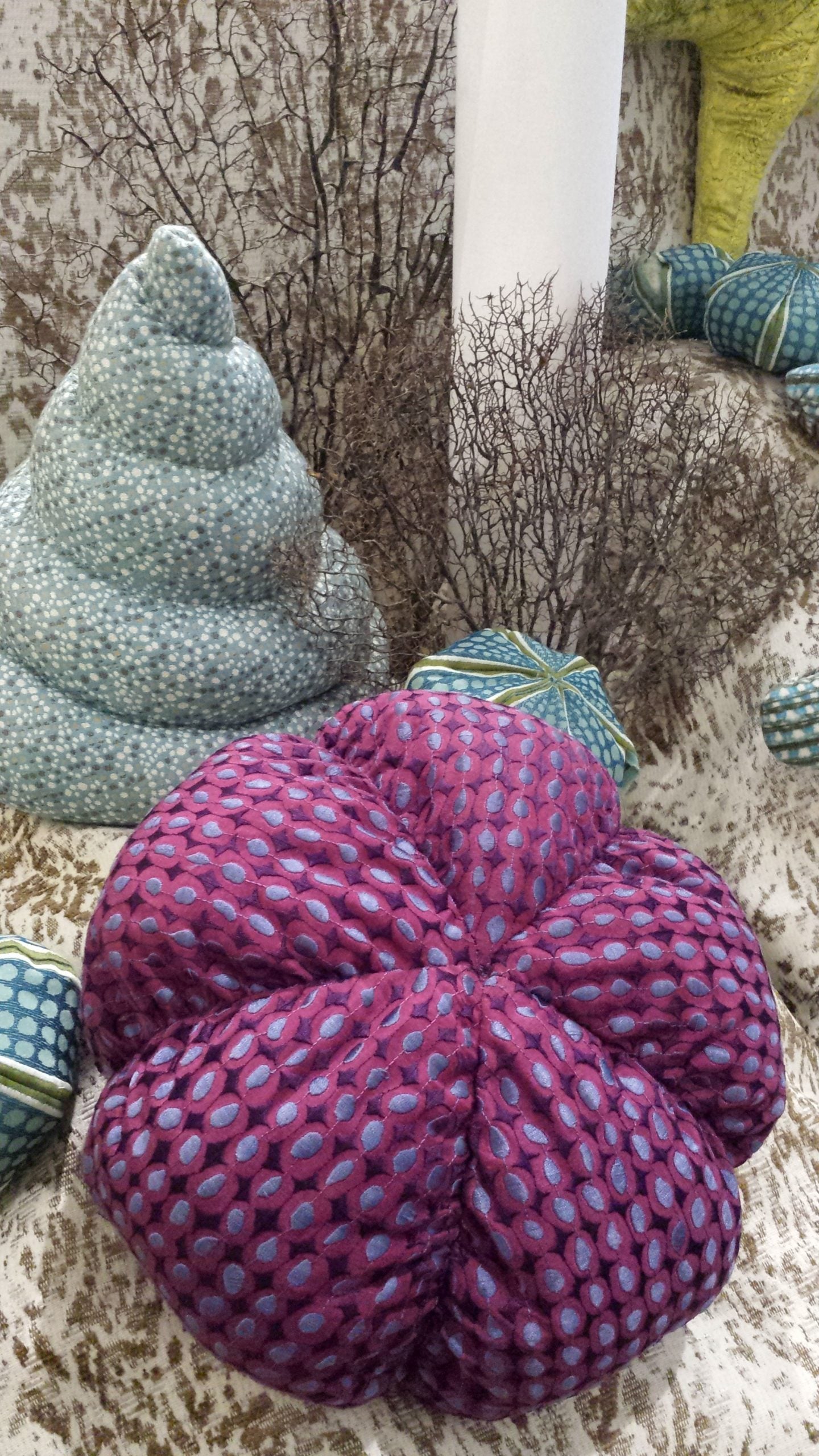 Karin Sajo stof Paillettes KS 115 - Menthe Orage