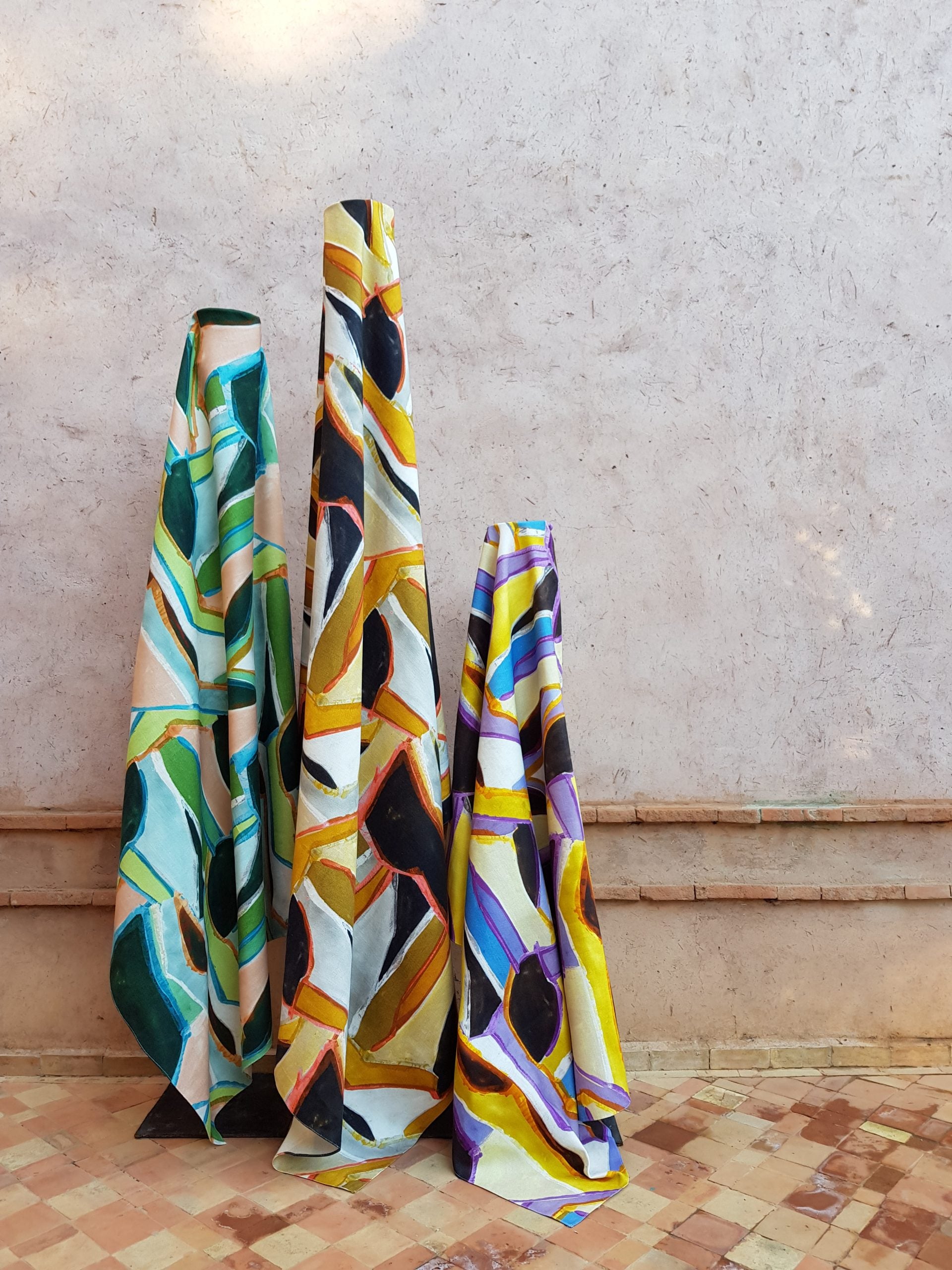 Karin Sajo stof Abstraction KS 145 - Végétal