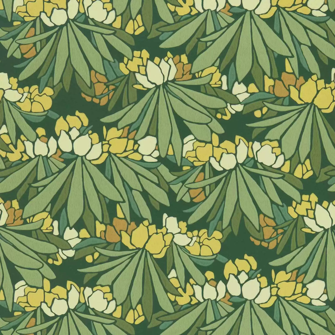 1838 Wallcoverings behang Rhododendron - Yellow 2412-176-02