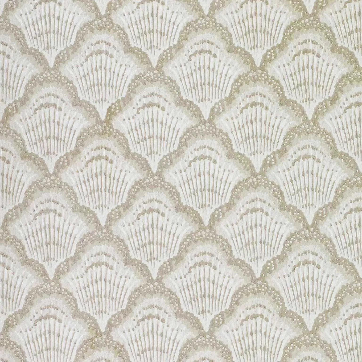 1838 Wallcoverings behang Calico Shell - Ivory 2412-179-01