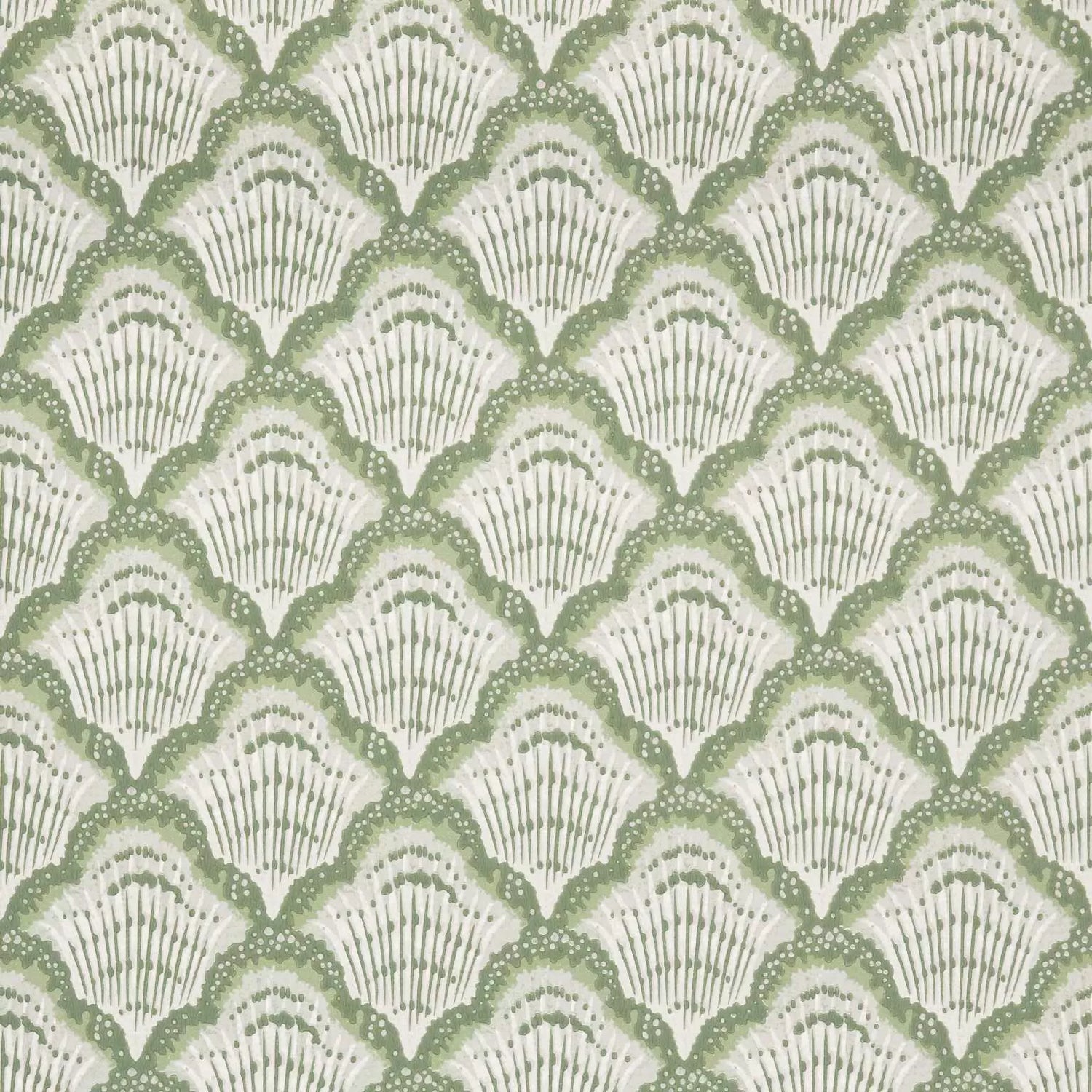 1838 Wallcoverings behang Calico Shell - Verde Green 2412-179-02