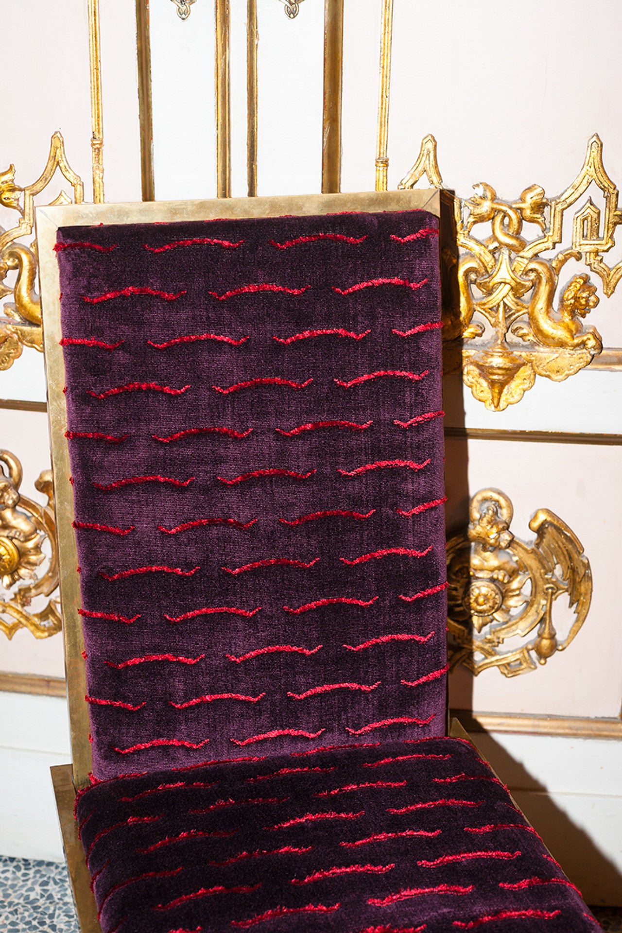 Dedar stof Nouvelles Vagues Rubis 006