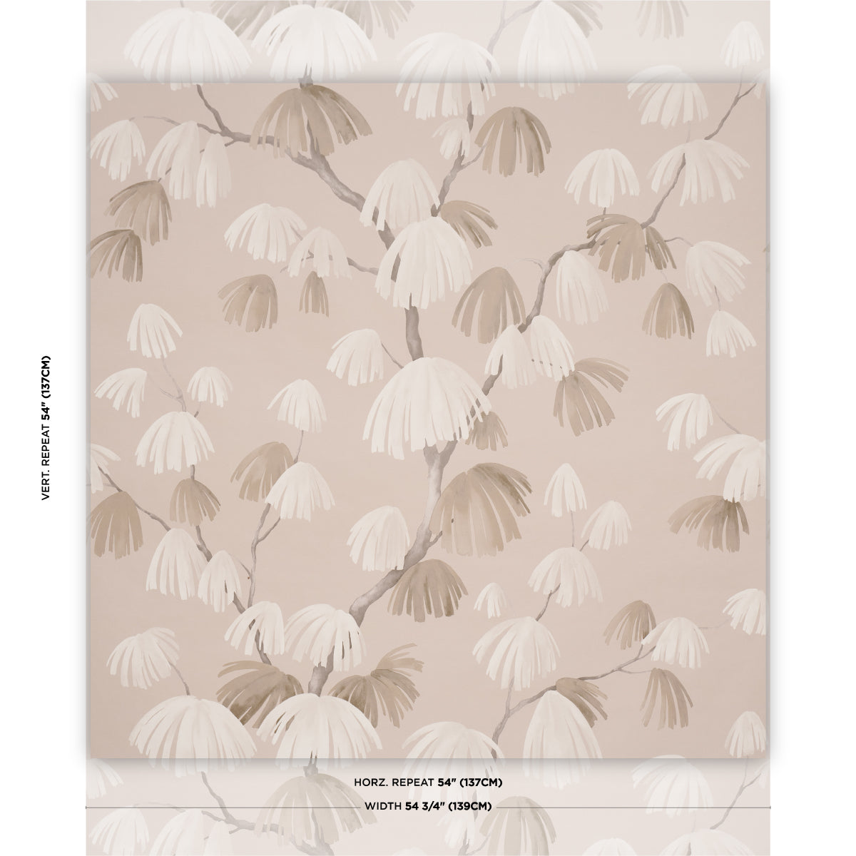 Schumacher Weeping Pine Taupe sfeerbeeld