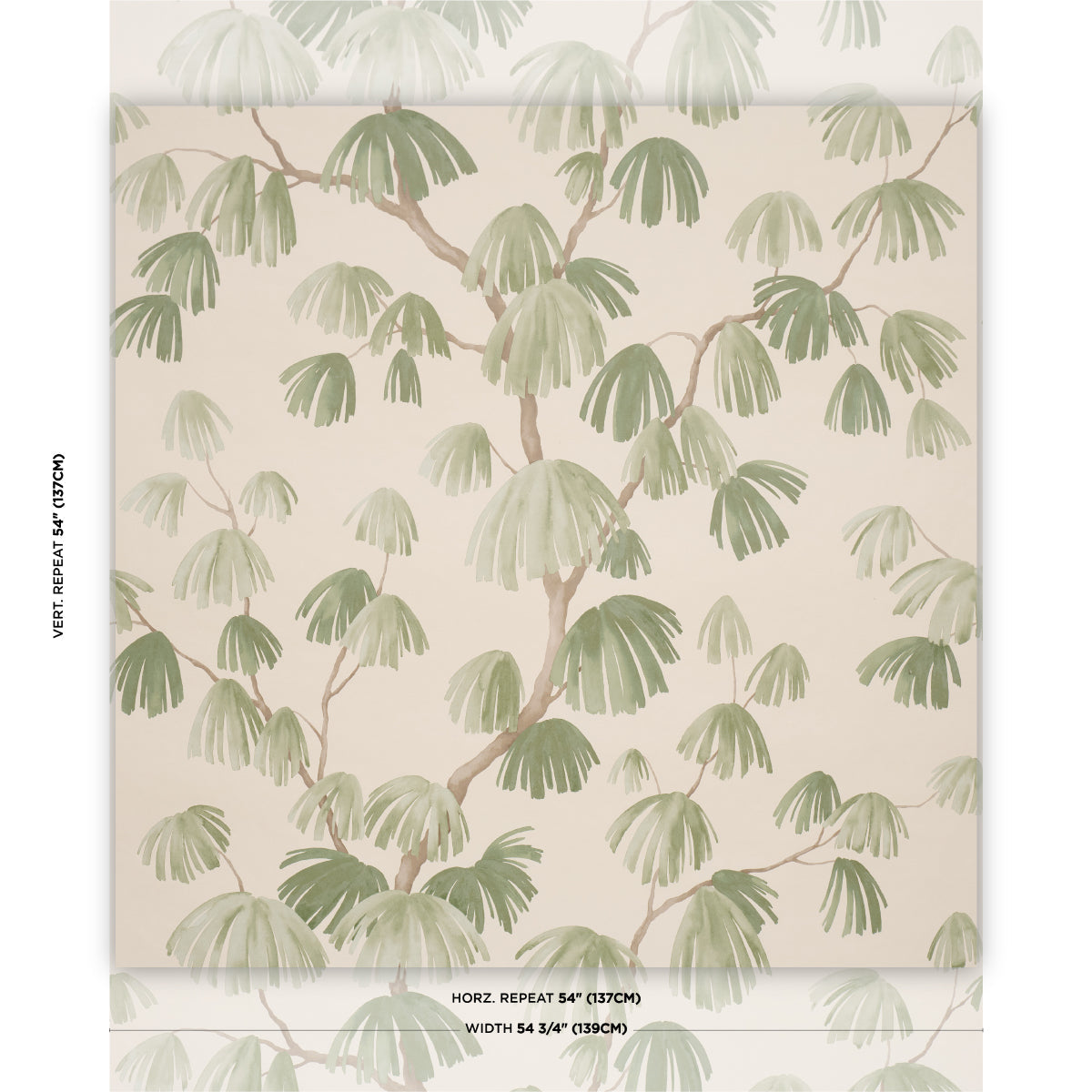 Schumacher Weeping Pine Green sfeerbeeld
