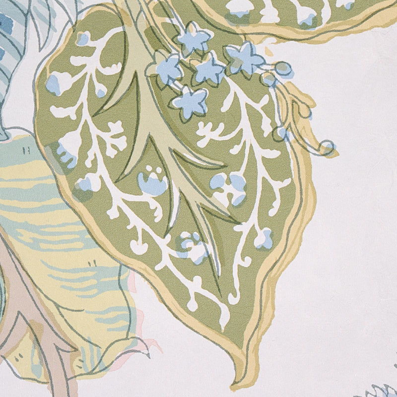 Schumacher Indian Arbre Soft Green detail