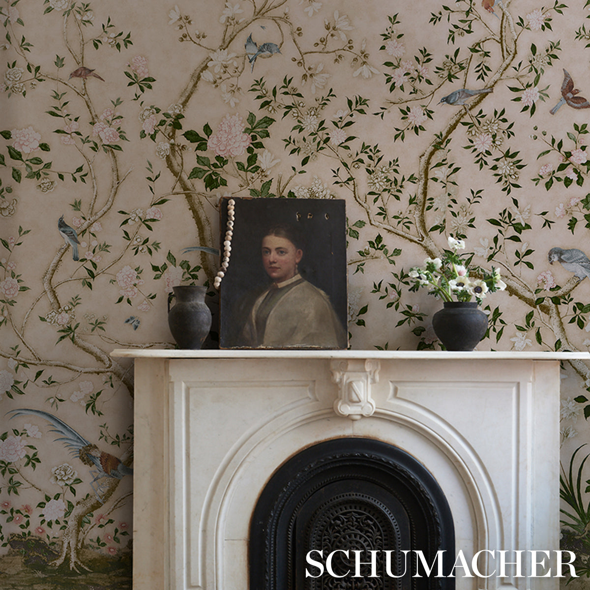 Schumacher Les Oiseaux Parchment sfeerbeeld 5