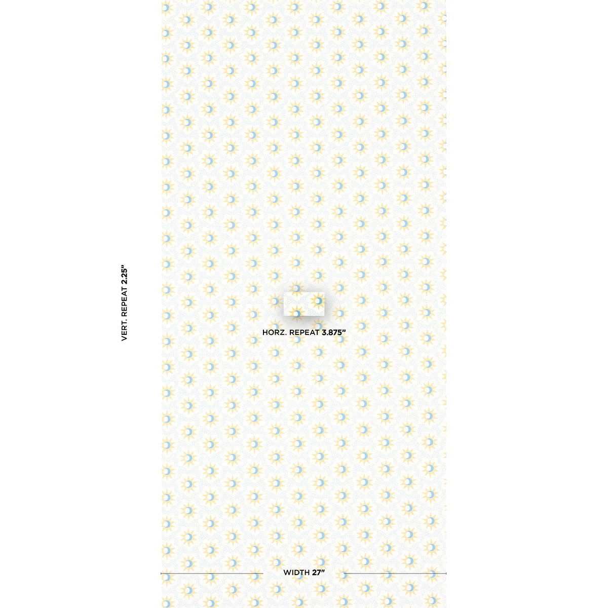 Schumacher Lucie Yellow & Sky sfeerbeeld