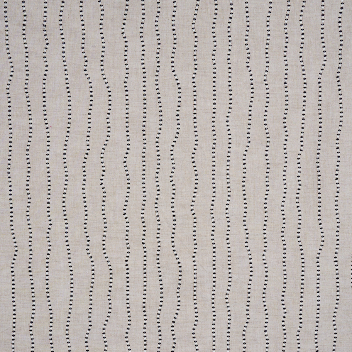 Schumacher Elodie Embroidery Natural detail