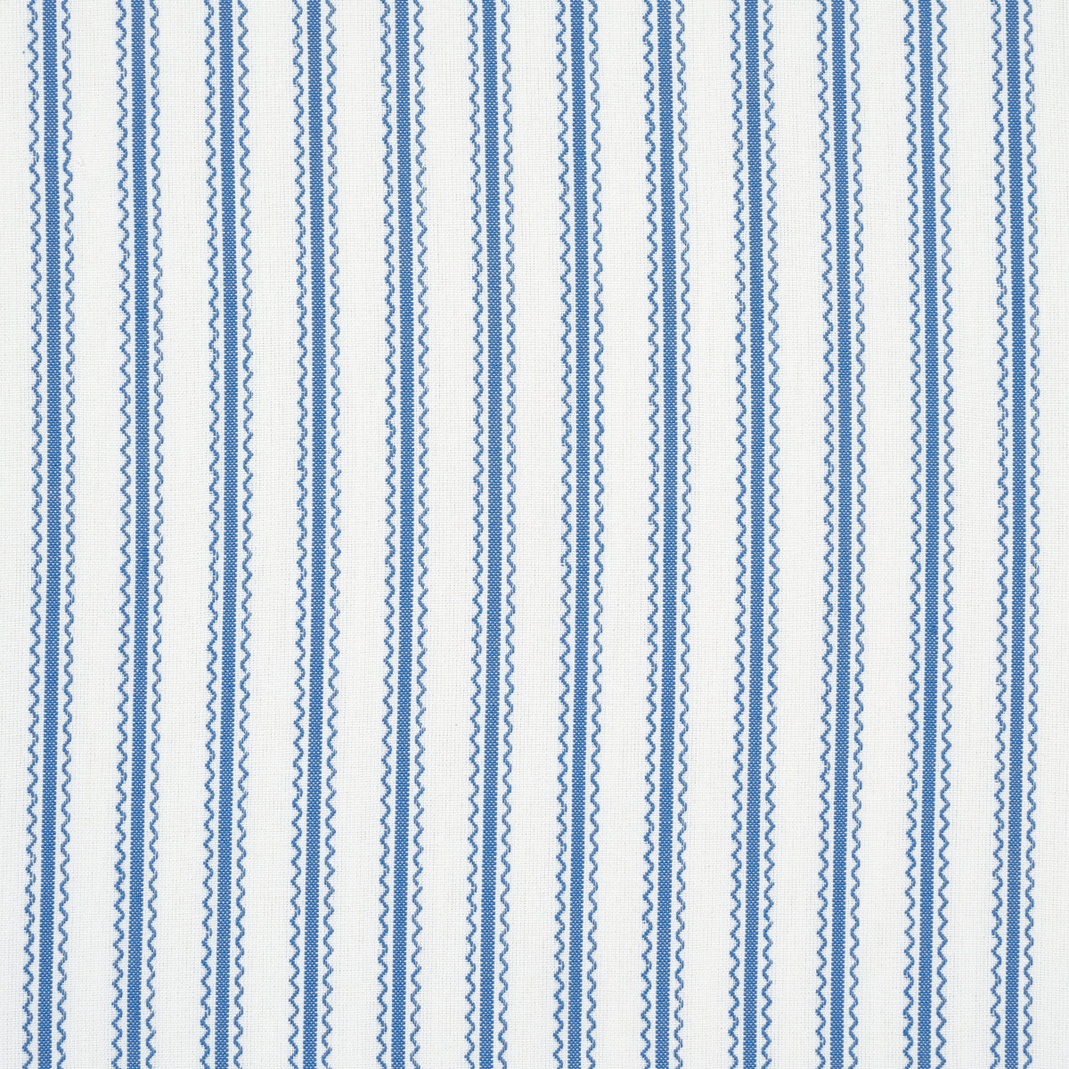 Schumacher Birdie Ticking Stripe Indigo 83702