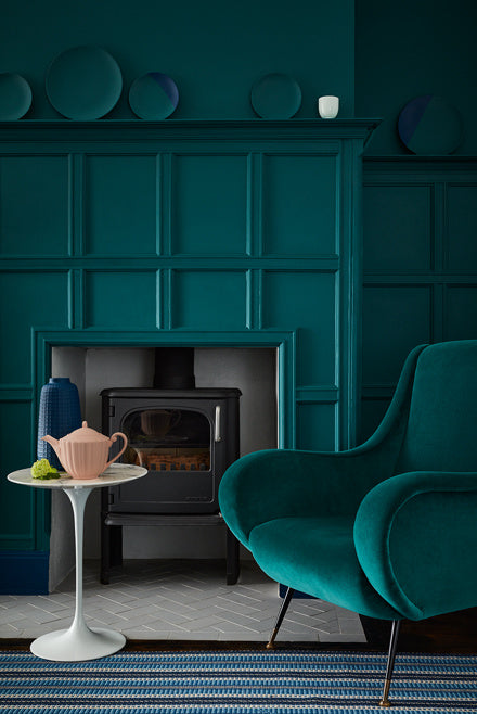 Little Greene verf - Mid Azure Green 96