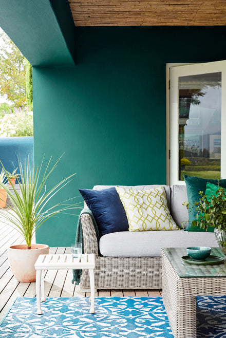 Little Greene verf - Mid Azure Green 96