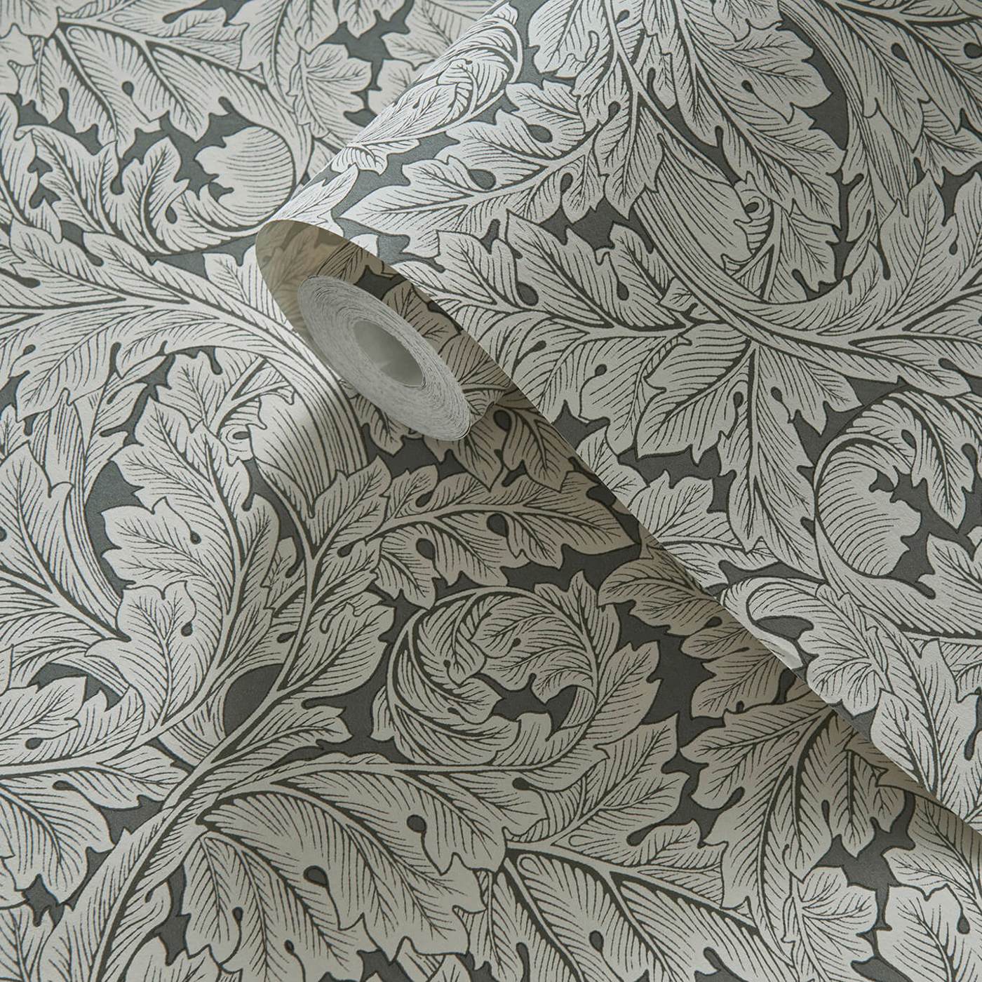 Clarke & Clarke behang Acanthus Slate W0175/02