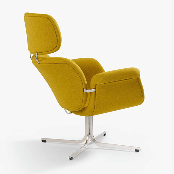 Artifort Tulip F545 lounge geel