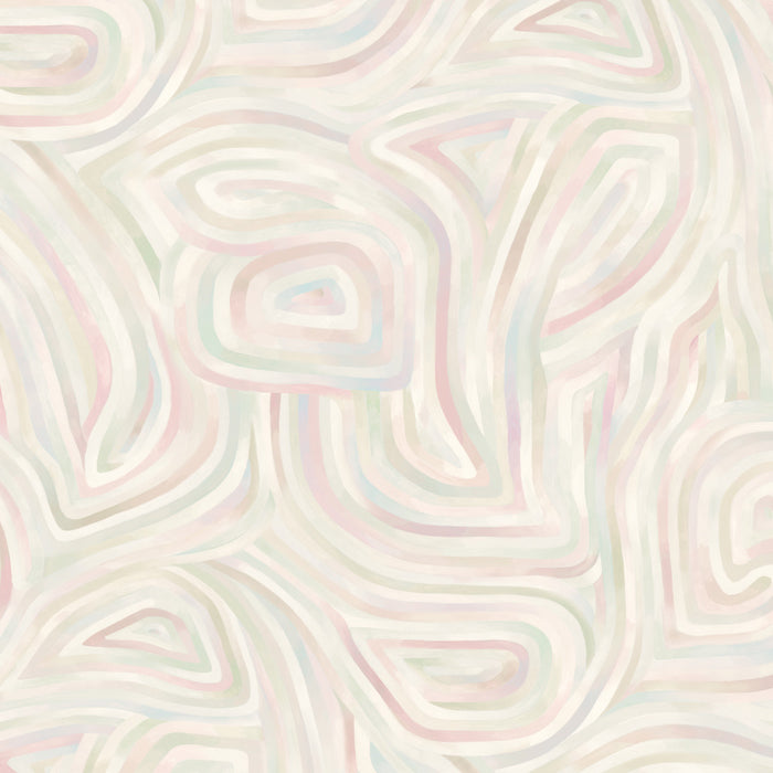 Cole and Son behang Kawakubo Apple White & Rose 126/4009