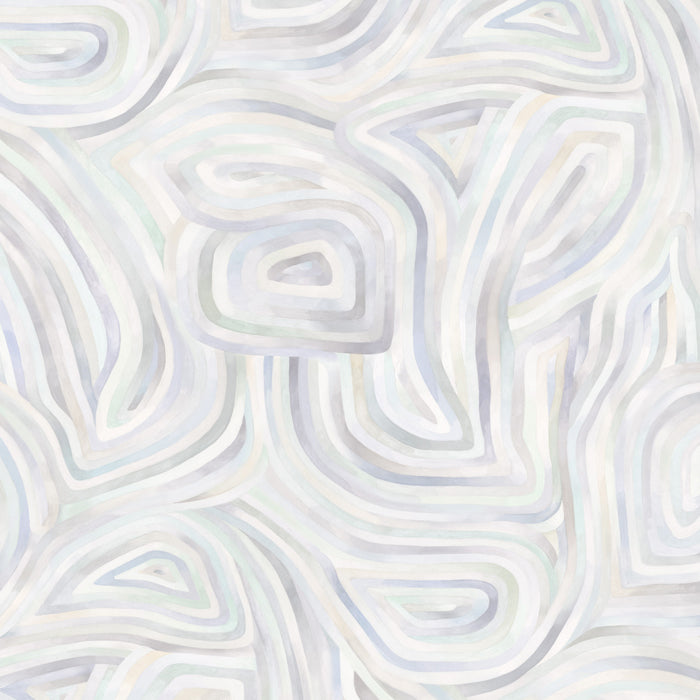Cole and Son behang Kawakubo Lavender & Soft Mint 126/4011