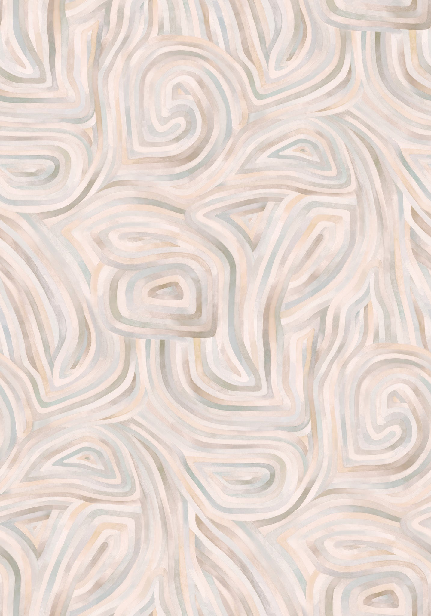 Cole and Son behang Kawakubo Soft Apricot 126/4010