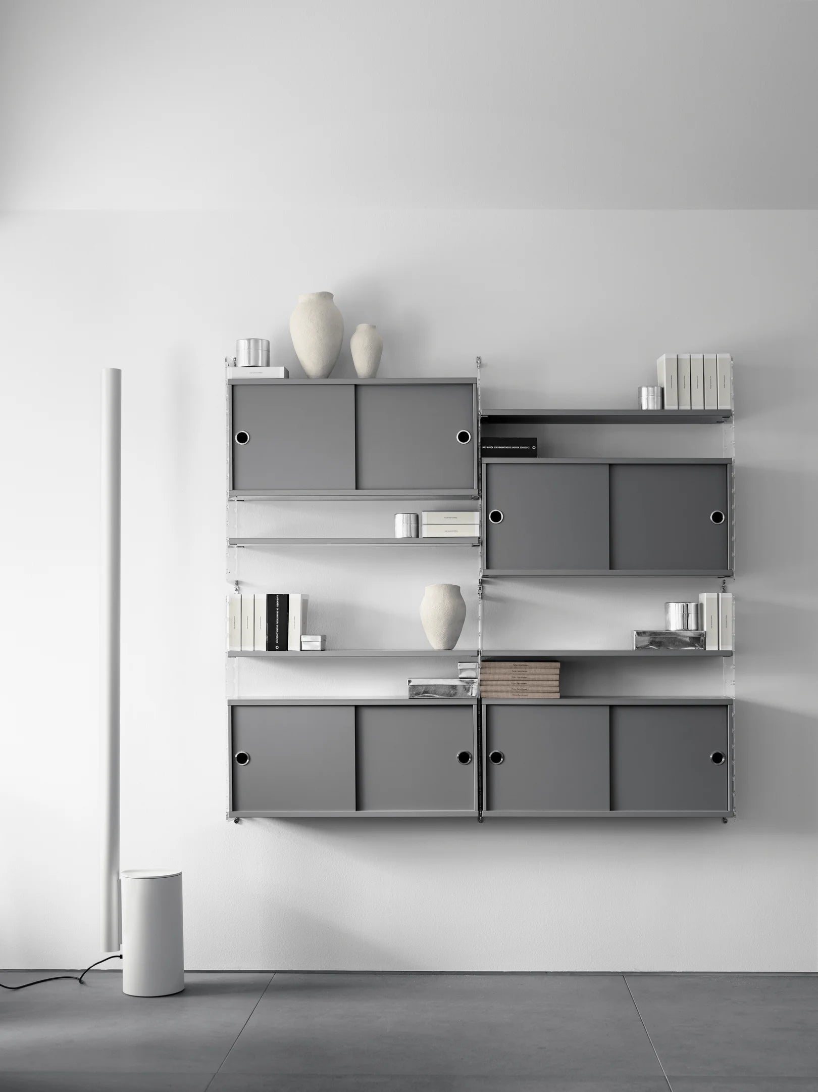 String Cabinet with sliding doors