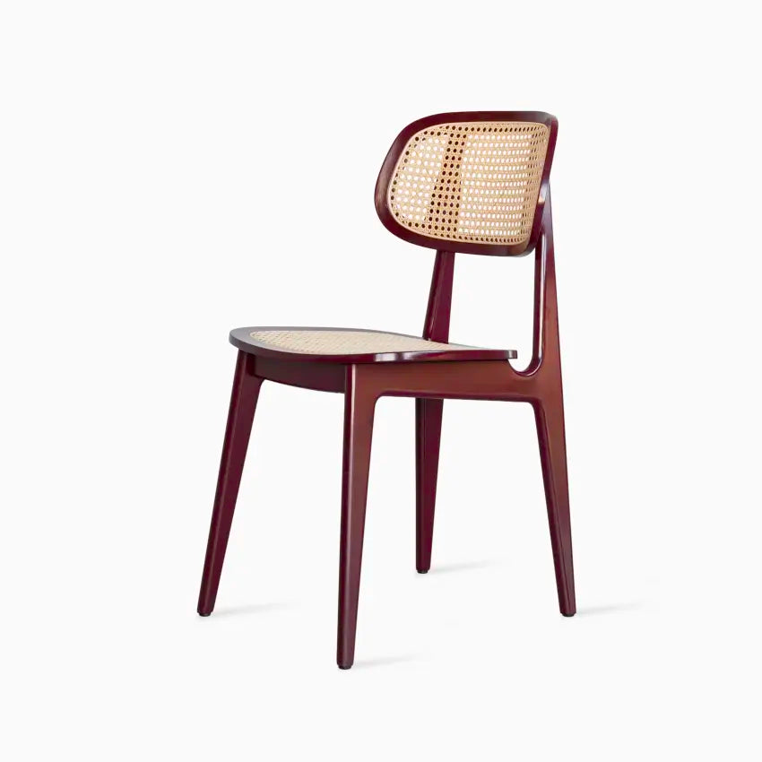 Vincent Sheppard Titus dining chair burgundy side