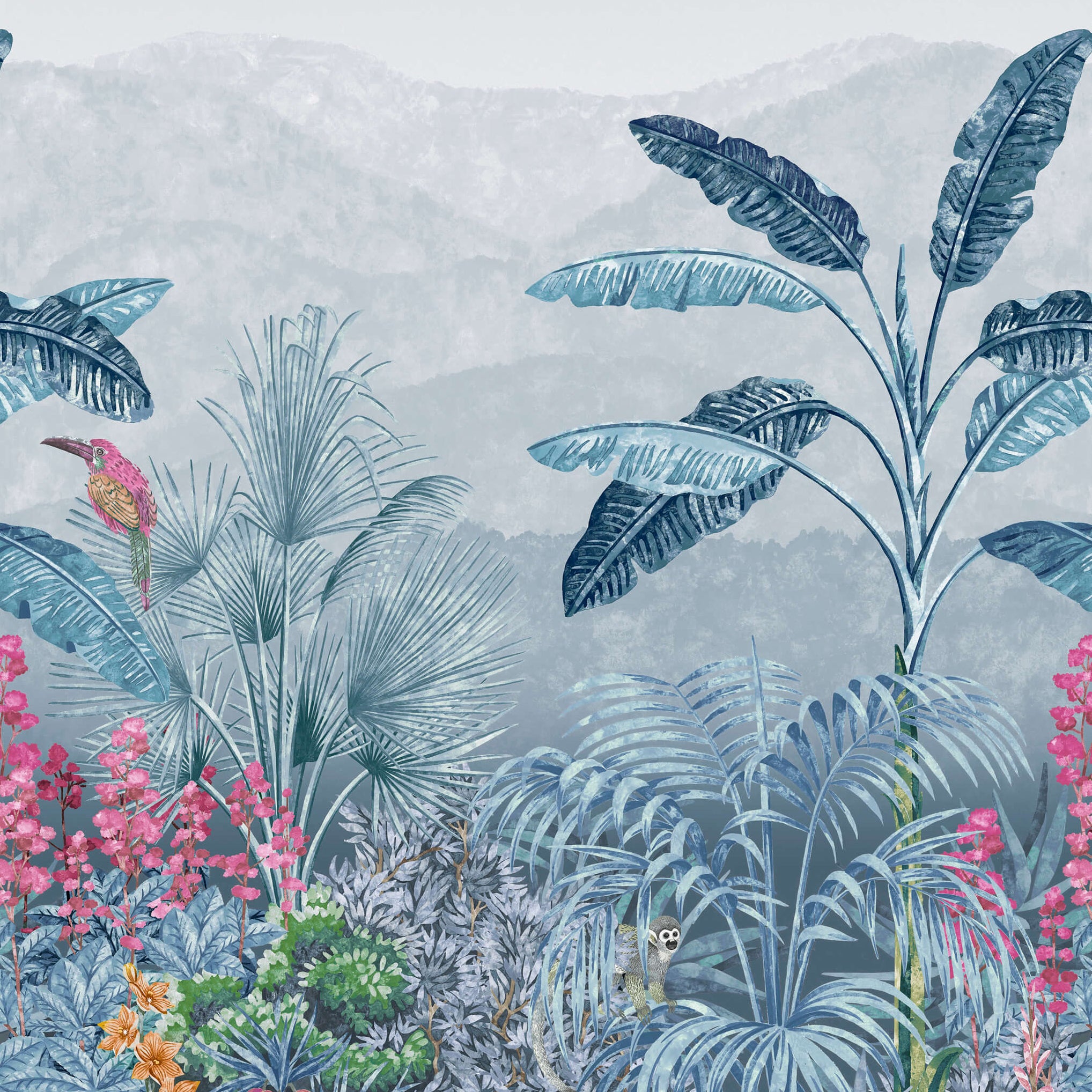 Little Greene Behang Capricorn - Etruria