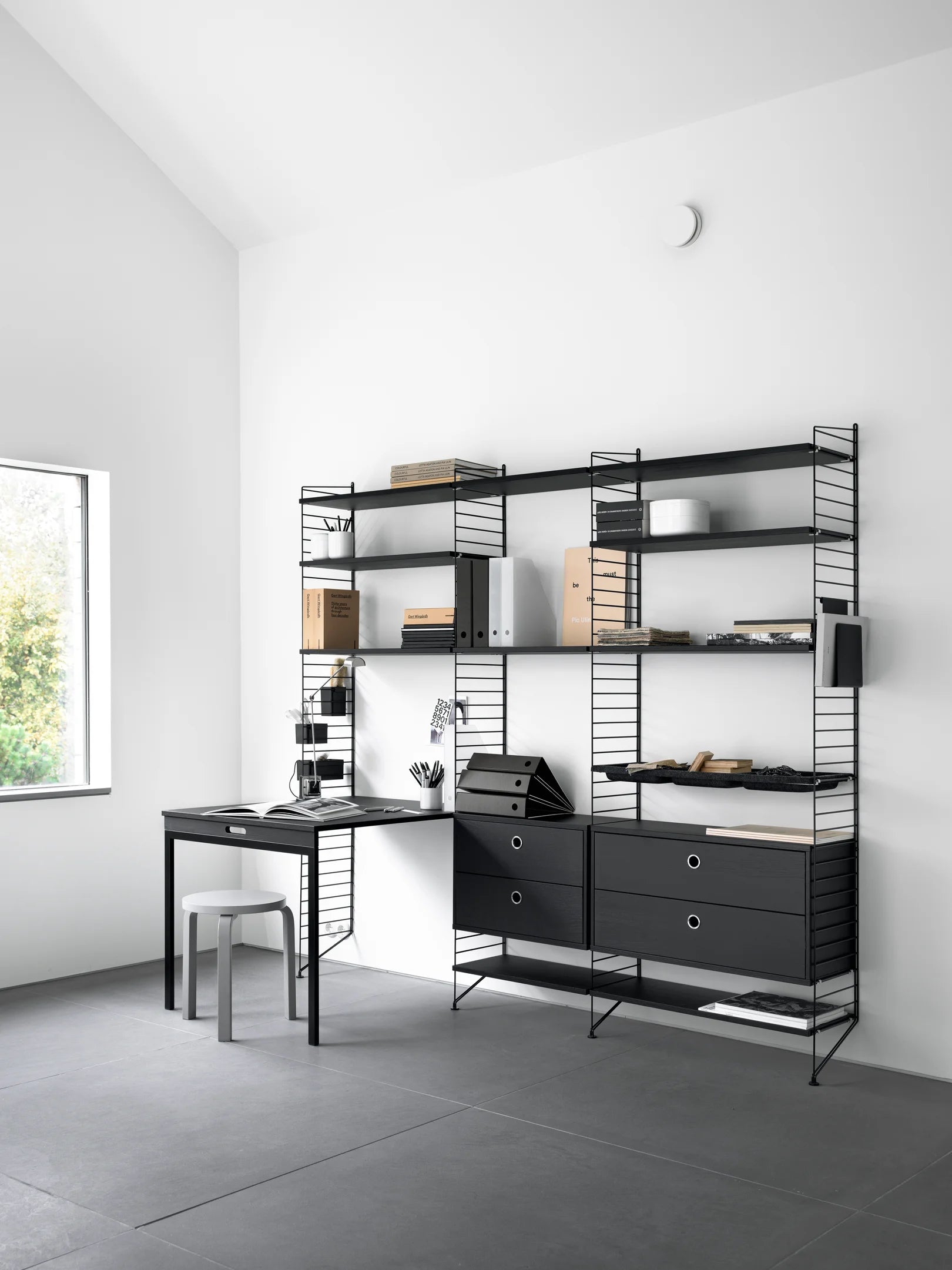String Cabinet with two drawers