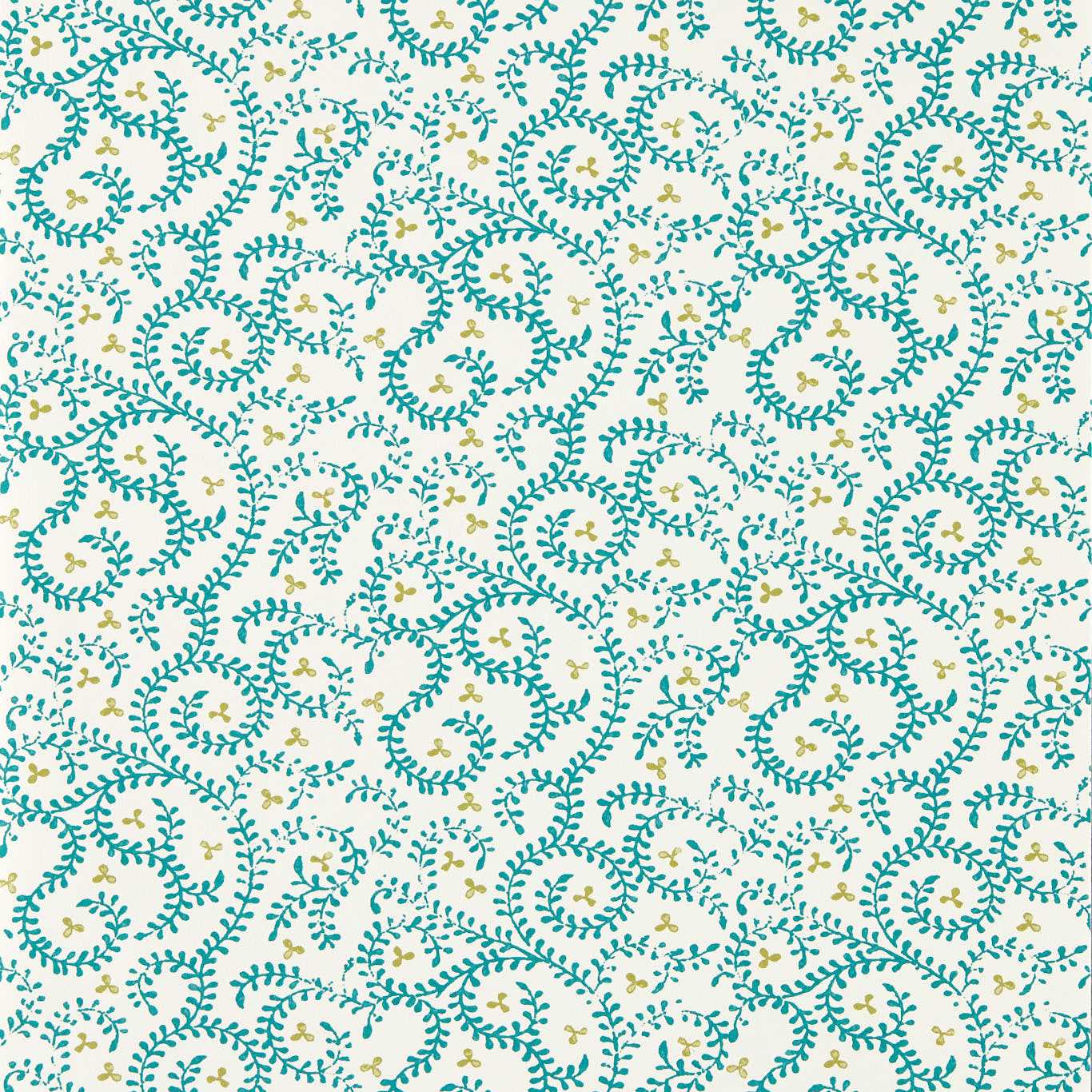 Clarke & Clarke behang Buta Teal W0233/06