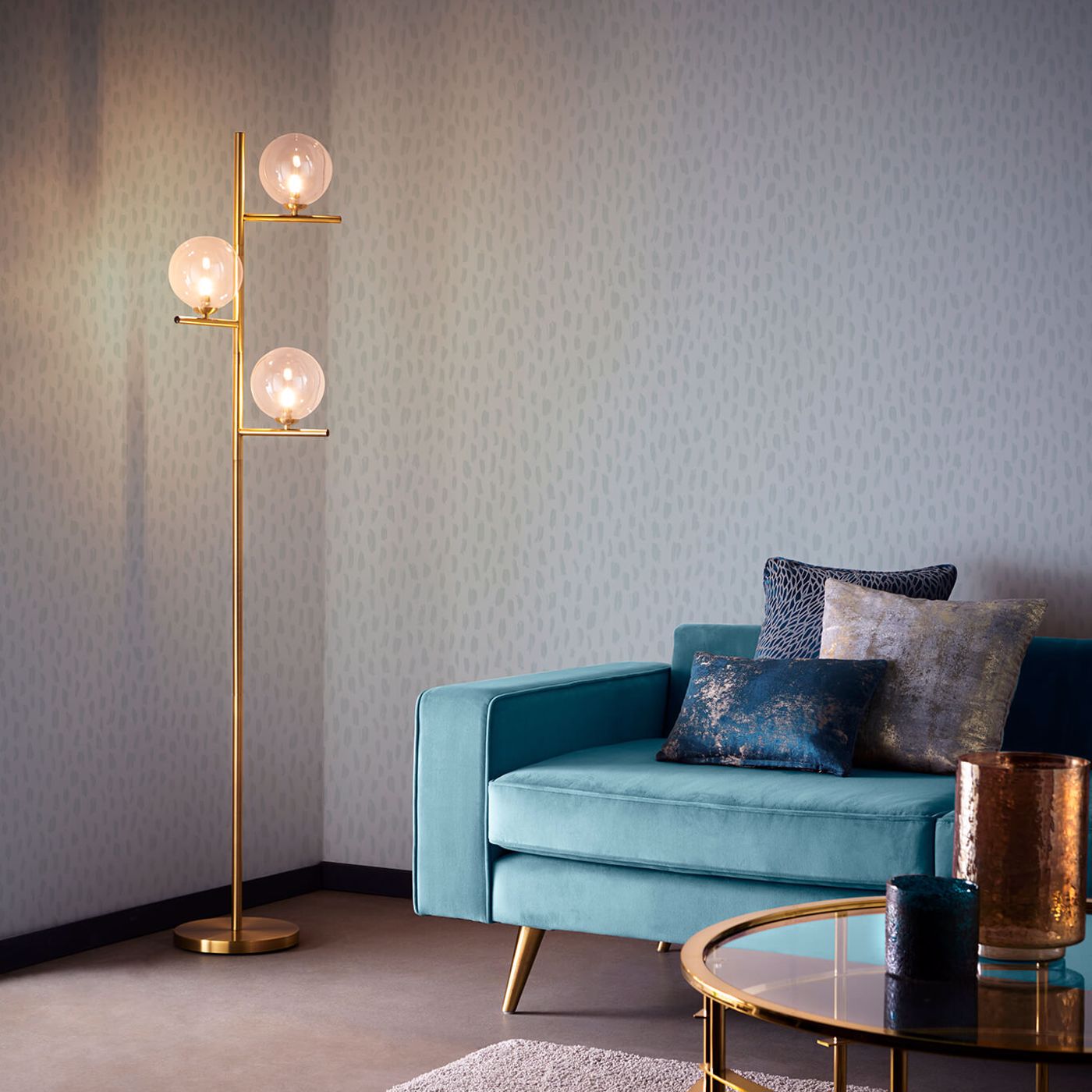 Clarke & Clarke behang Loxley- Nordic W0226_06 als sfeerafbeelding