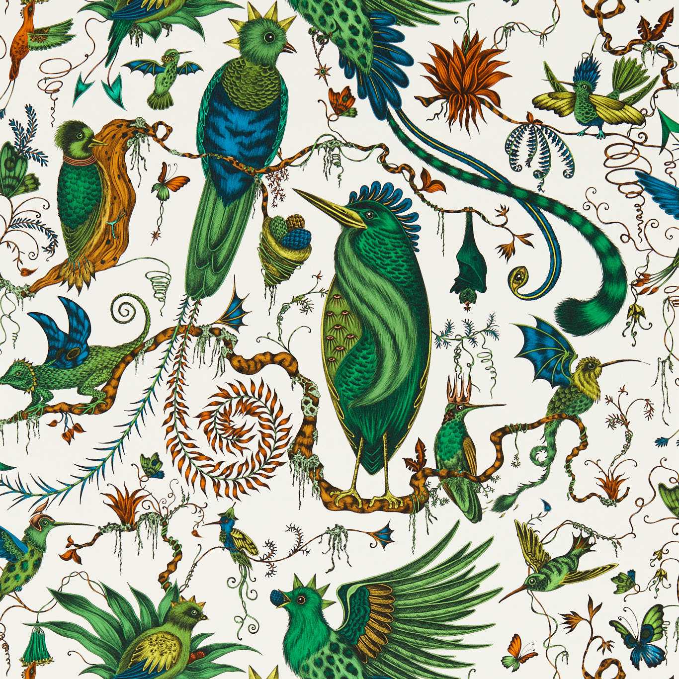 Clarke & Clarke behang in de kleur Quetzal W0217-03