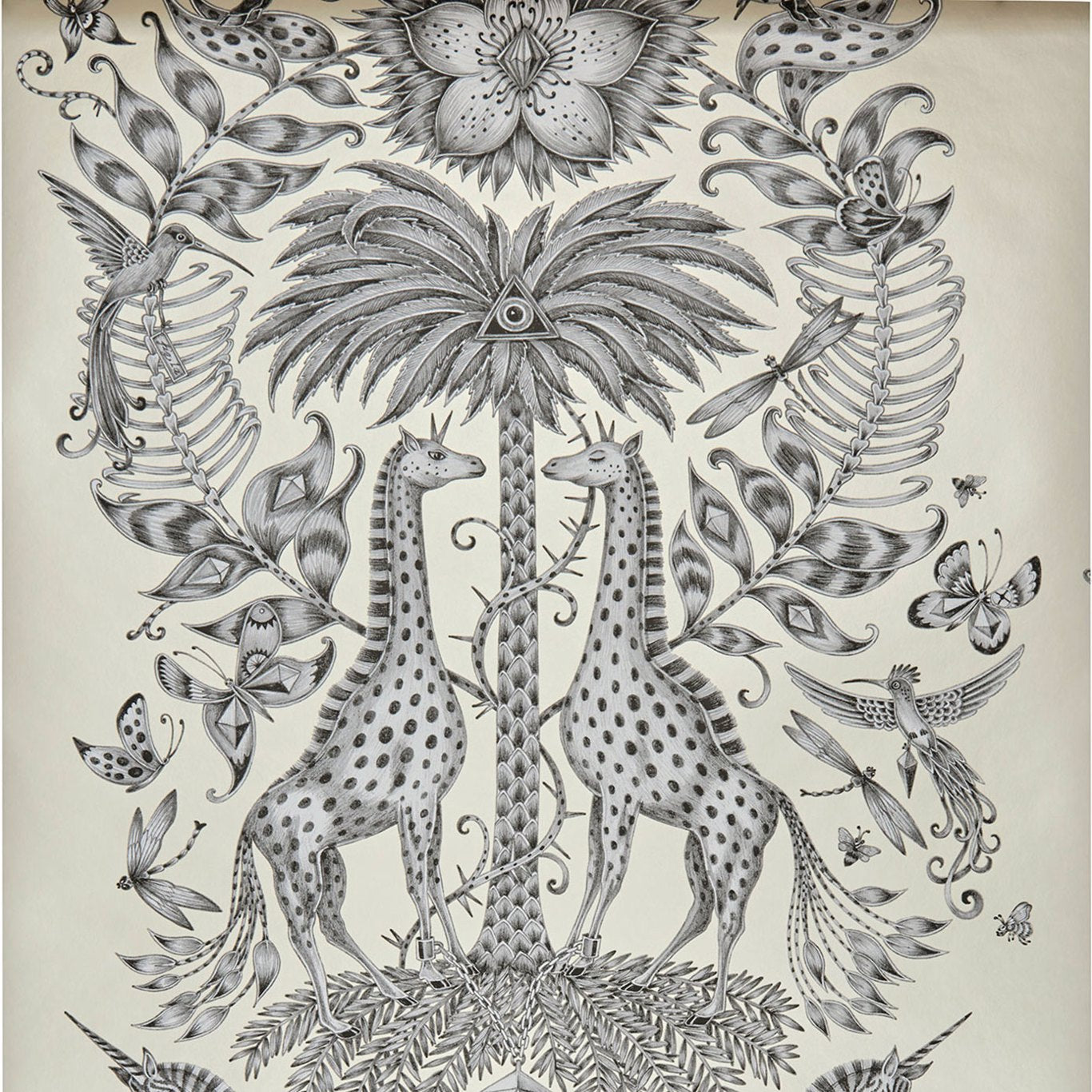 Clarke & Clarke behang Kruger Monochrome W0102/05