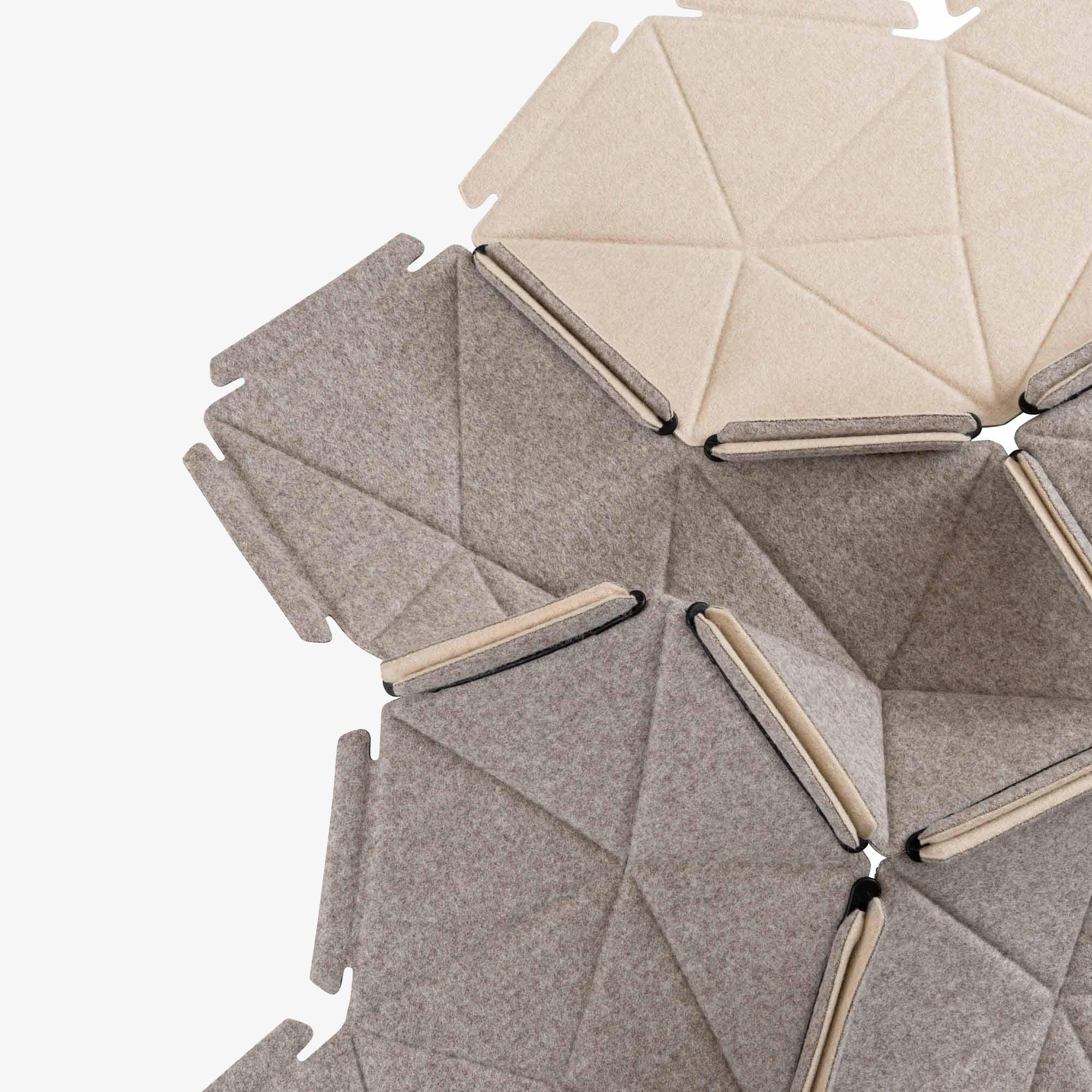 Clouds Pack of 10 pieces divina md m227/md203- grege/ivoire