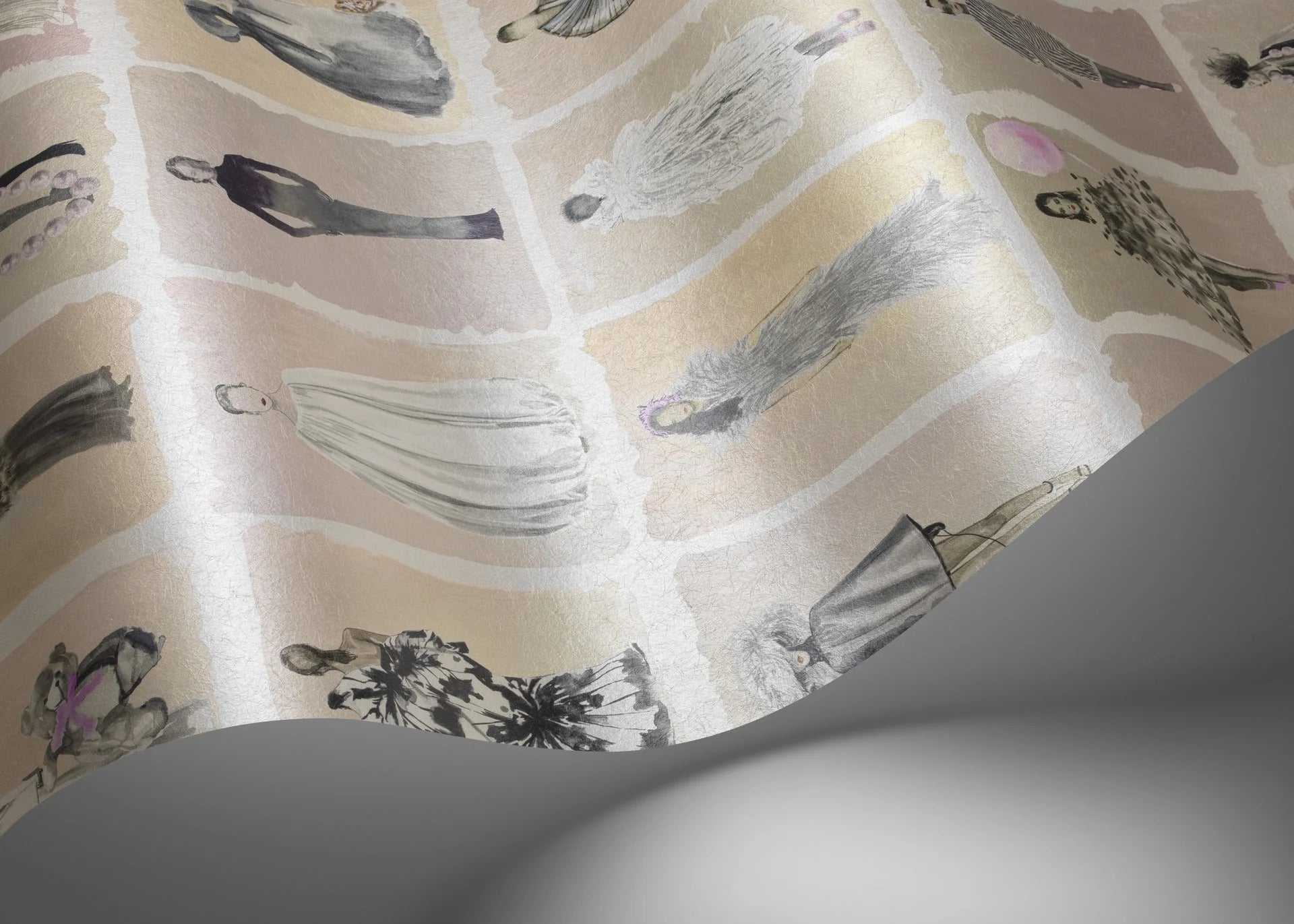 Specificaties Cole and Son behang Couture Carousel - Blush Pearl 175/1006M behangrol