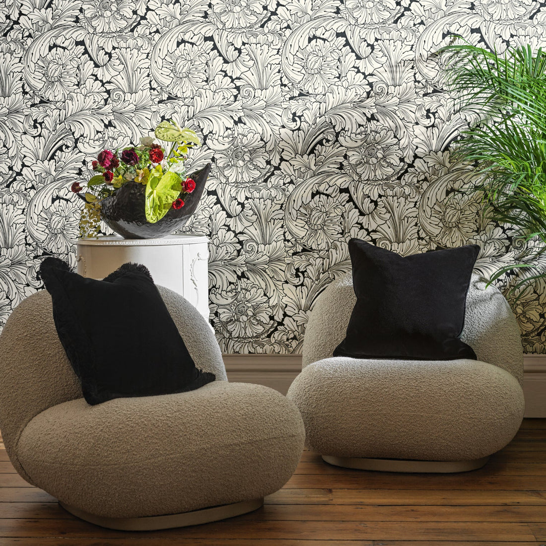 Cole and Son behang Acanthus Forest 127/6031 sfeerafbeelding