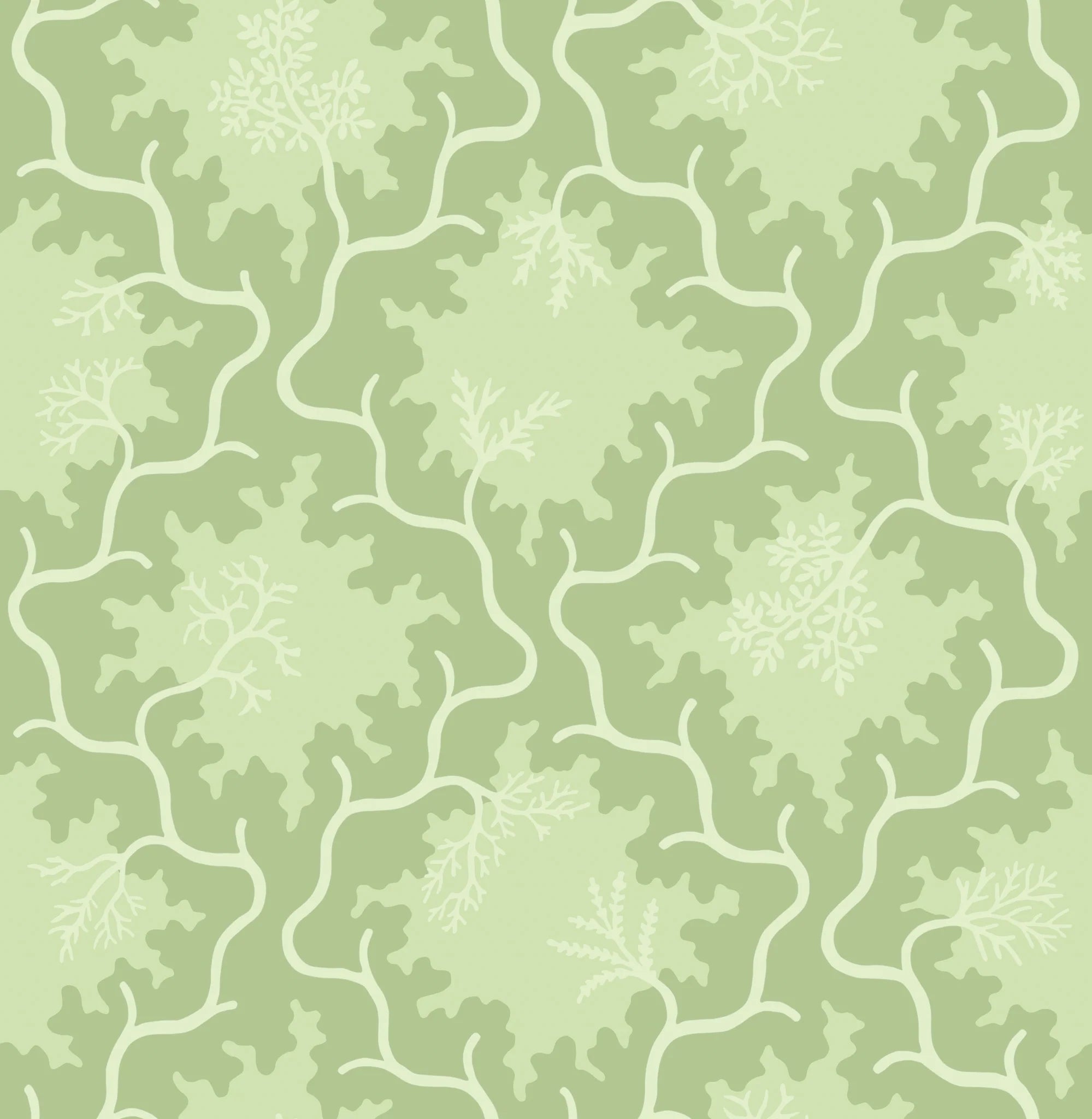 Cole and Son behang Moss Trellis Matcha and Pistachio Green 128/4022