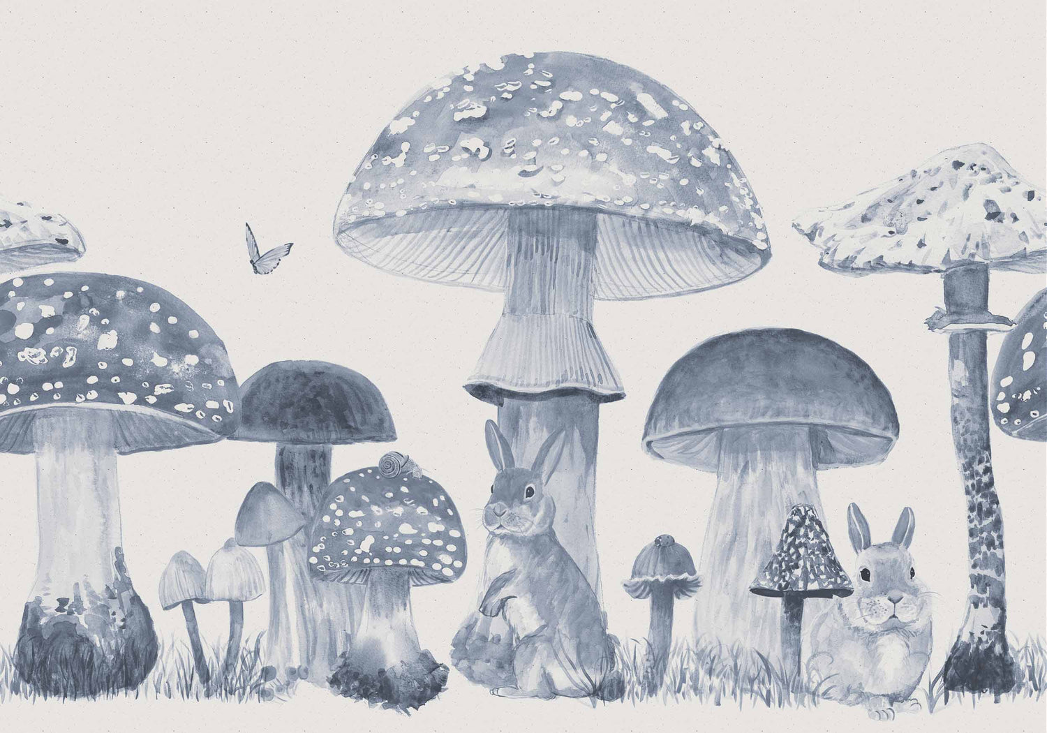 Coordonné behang Sweet forest Azure 9700013