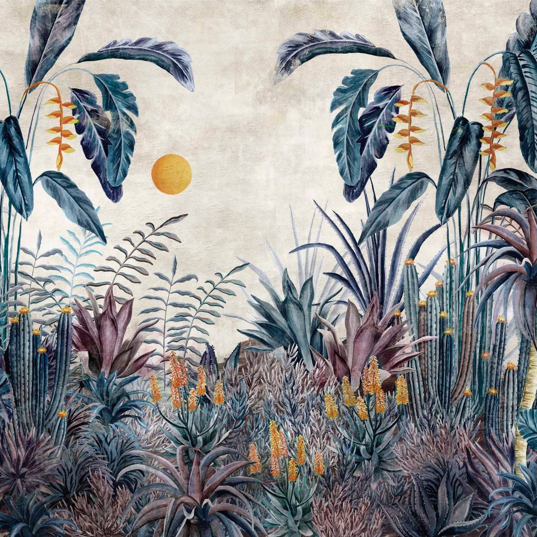 Coordonné Behang Aduanero Índigo C00051