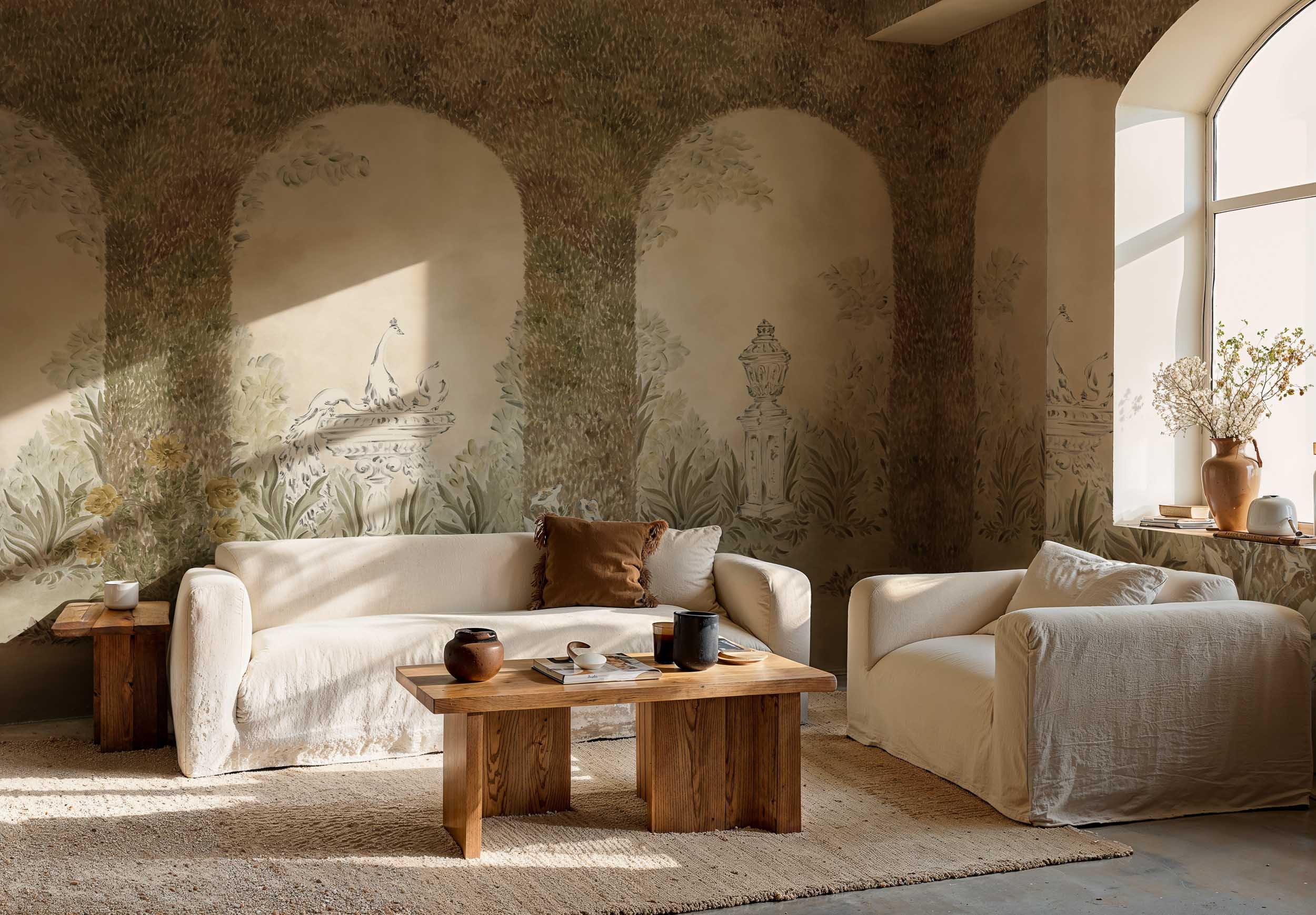 Coordonné behang Alcazar Ocre YSP0638