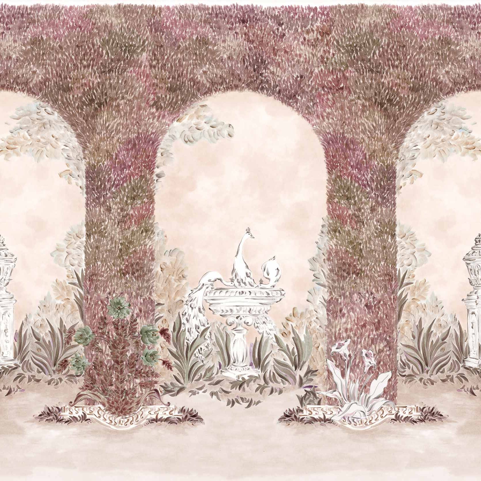 Coordonné behang Alcazar Rosado YSP0637