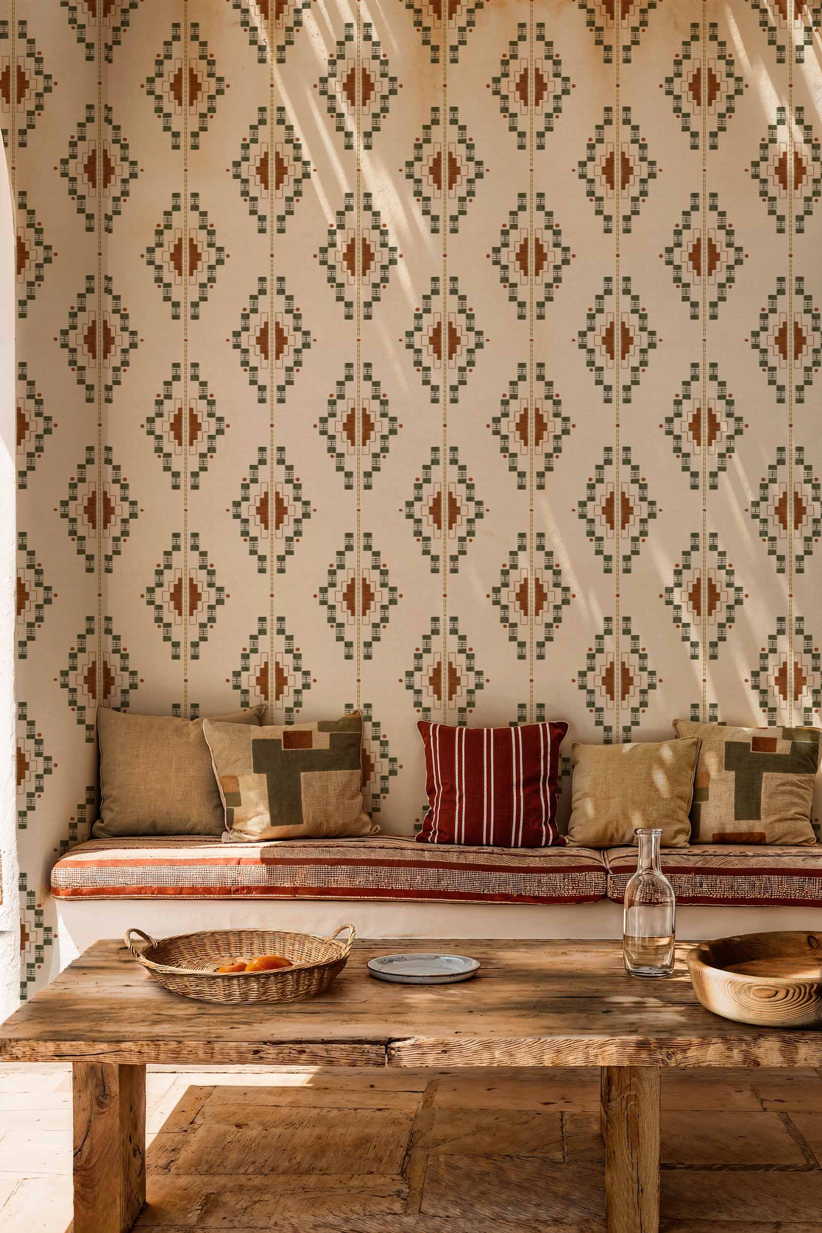 Coordonné behang Andes Cactus C00028