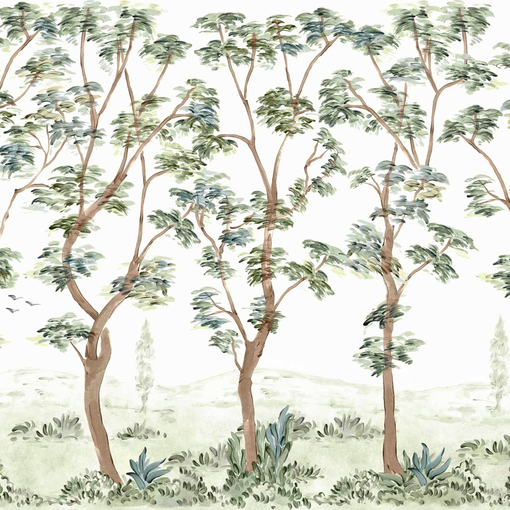 Coordonné behang Cartuja Celadon YSP0644