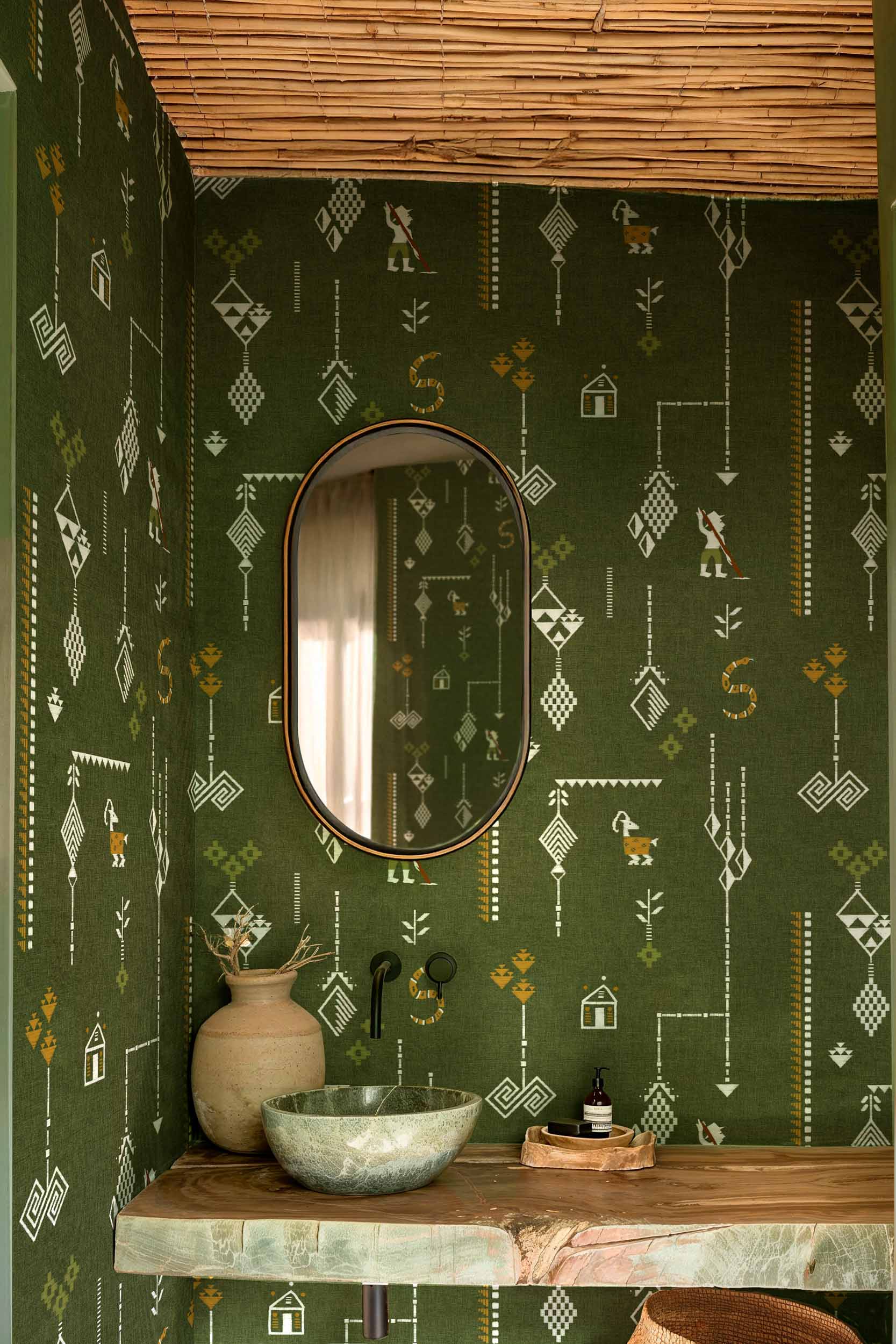 Coordonné behang Criollo Cactus C00023